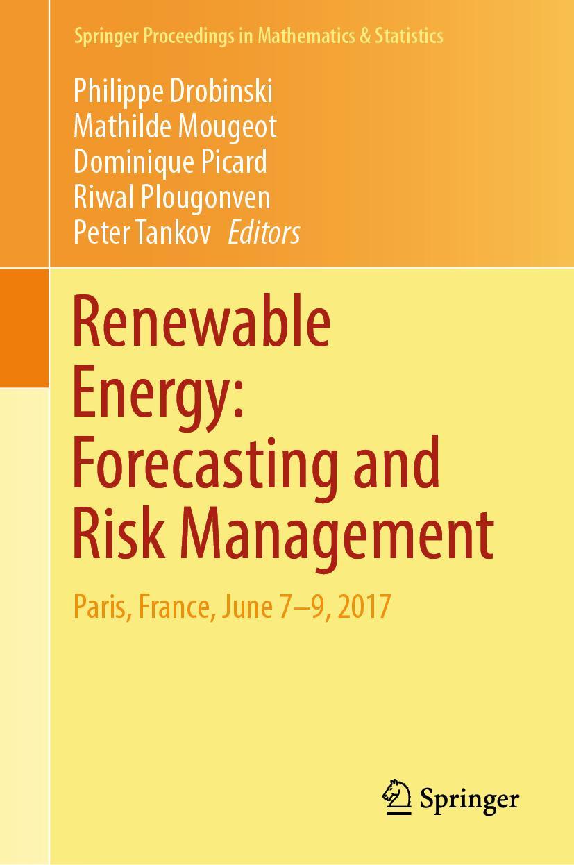 Vorderes Coverbild Renewable Energy: Forecasting and Risk Management