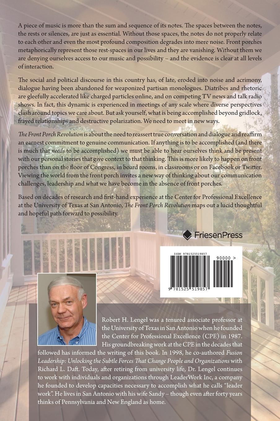 Rückseitencover The Front Porch Revolution