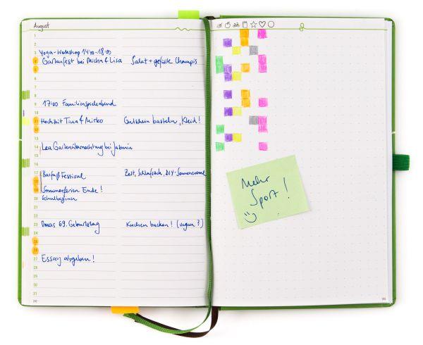 Beispielinhalt (Bild) Grüner Faden - Der grüne Jahresplaner für mehr Nachhaltigkeit und ein einfaches Leben