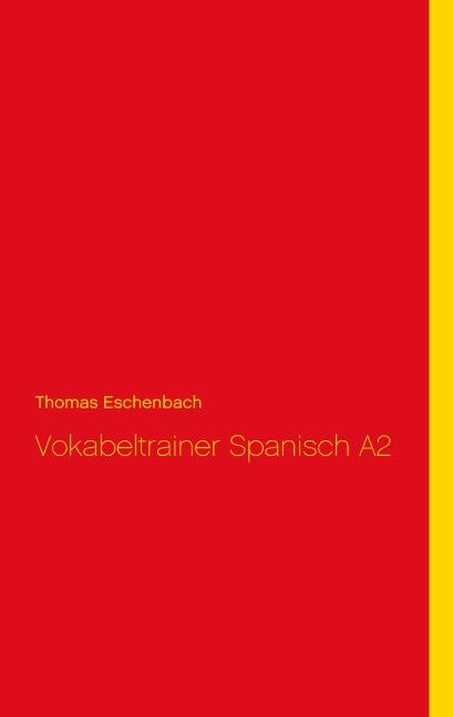 Vorderes Coverbild Vokabeltrainer Spanisch A2