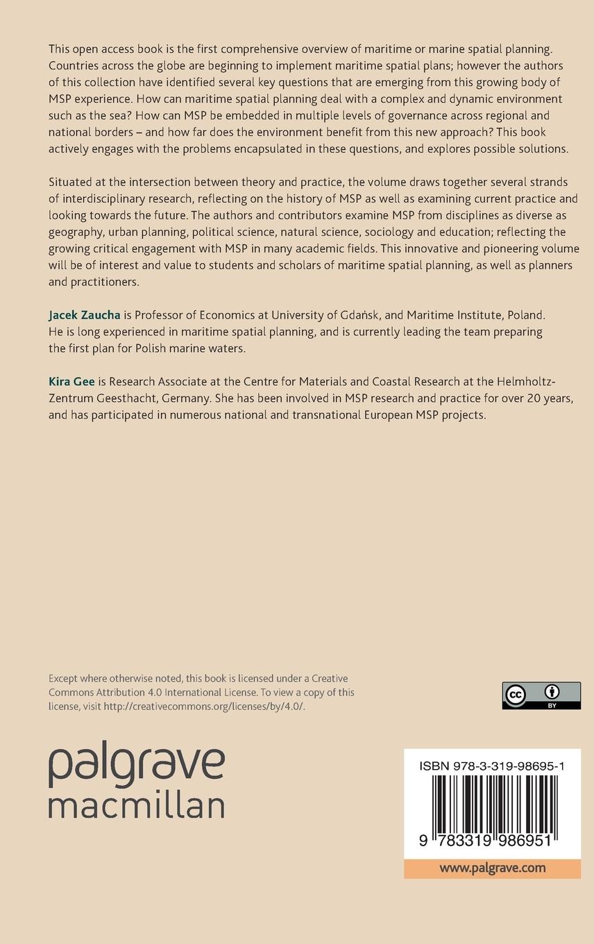 Rückseitencover Maritime Spatial Planning