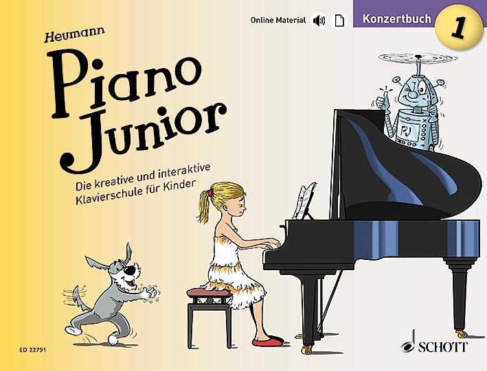 Vorderes Coverbild Piano Junior: Konzertbuch 1