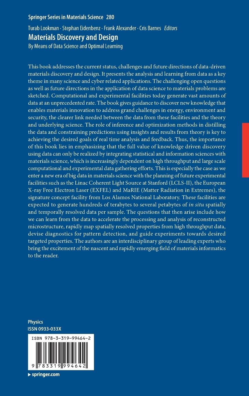 Rückseitencover Materials Discovery and Design