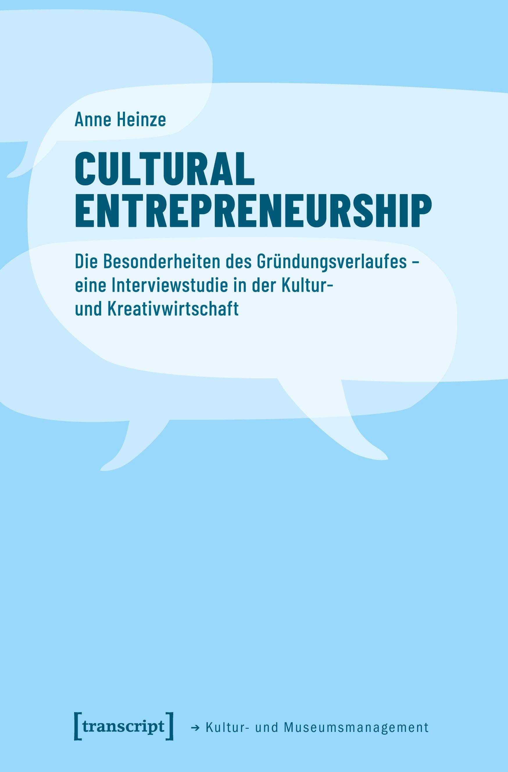 Vorderes Coverbild Cultural Entrepreneurship