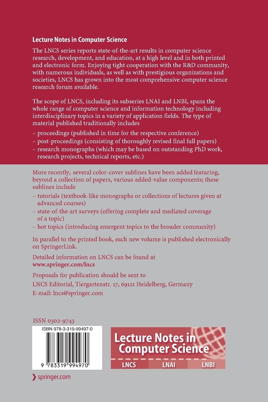 Rückseitencover Reversible Computation