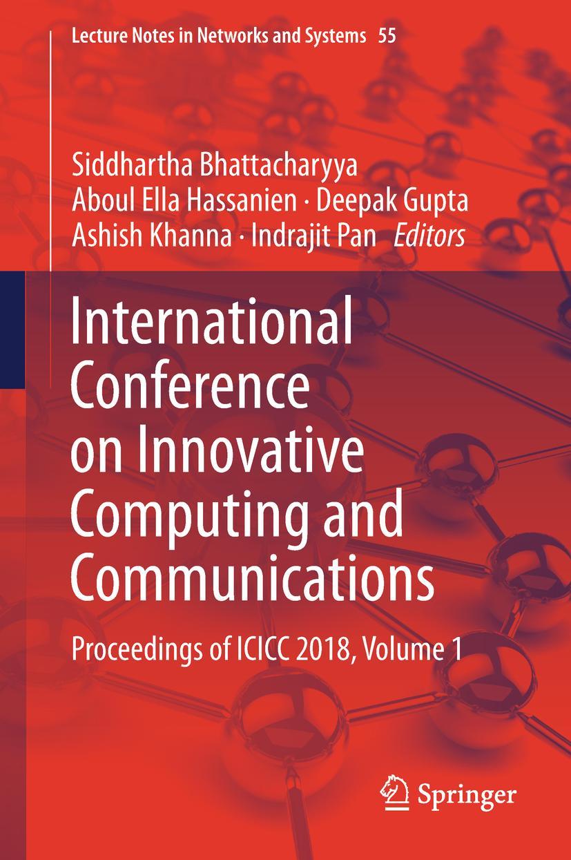 Vorderes Coverbild International Conference on Innovative Computing and Communications