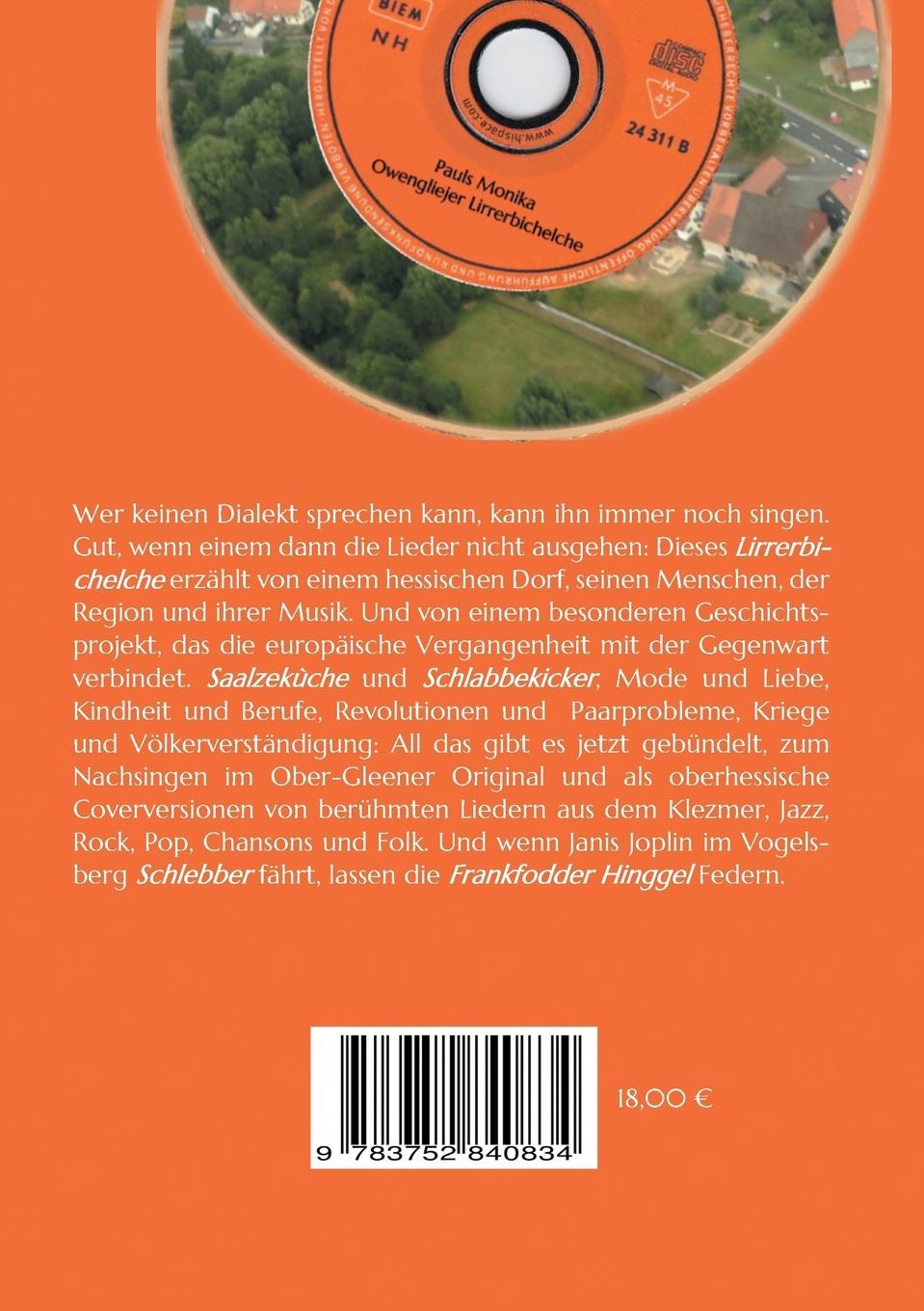 Rückseitencover Owengliejer Lirrerbichelche
