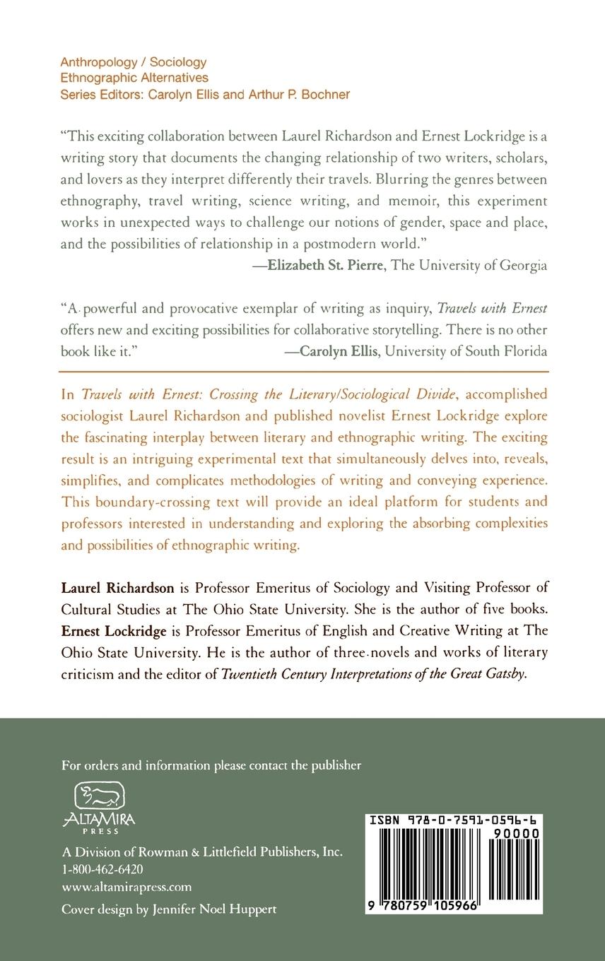 Rückseitencover Travels with Ernest