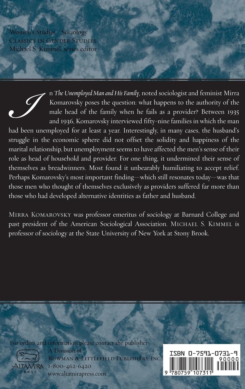 Rückseitencover Unemployed Man and His Family