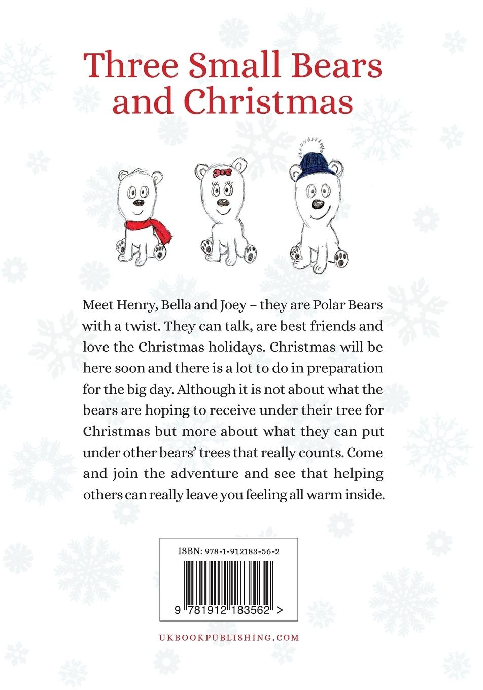 Rückseitencover Three Small Bears and Christmas