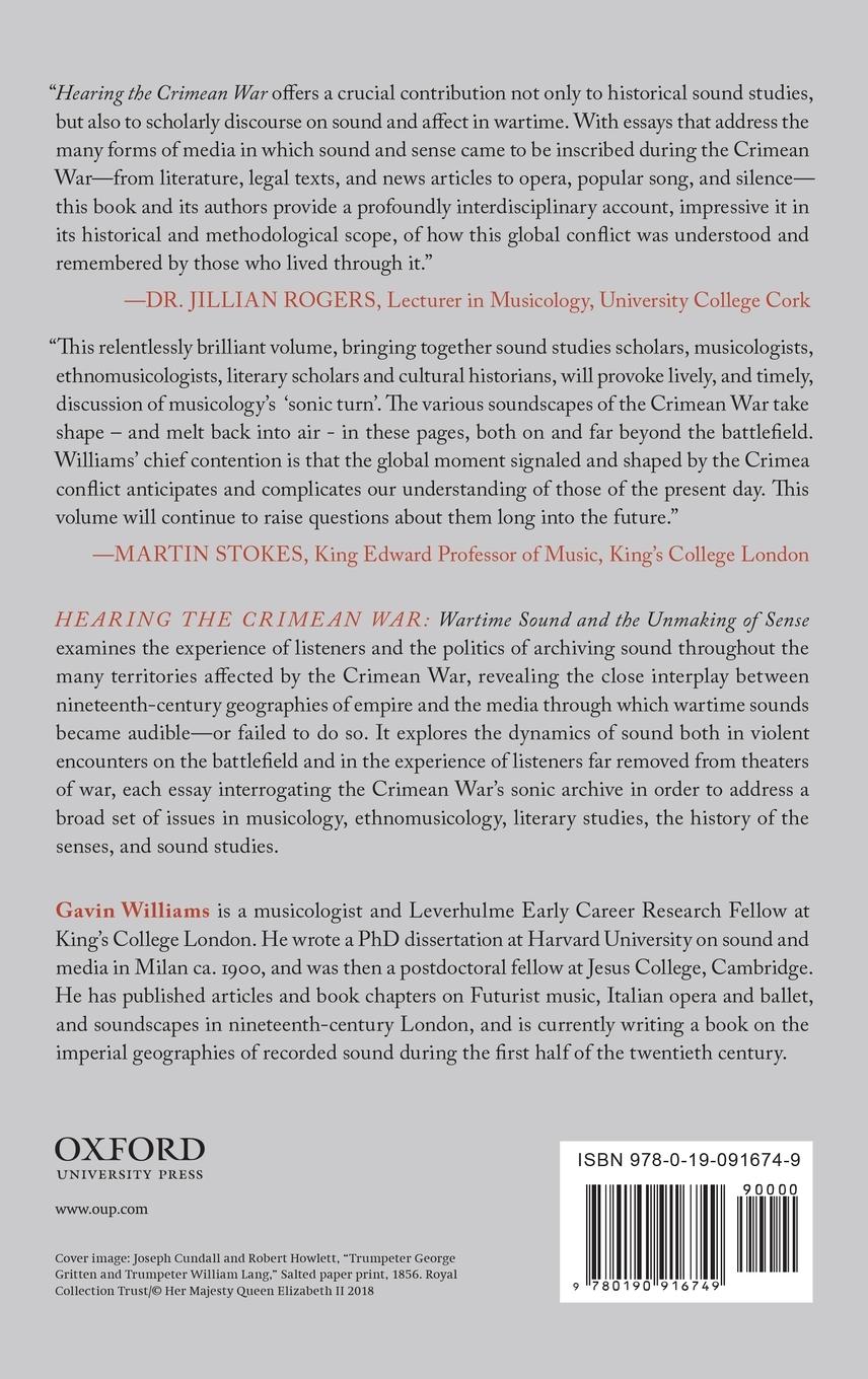 Rückseitencover Hearing the Crimean War