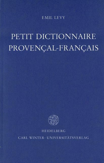 Vorderes Coverbild Petit Dictionnaire provençal-français