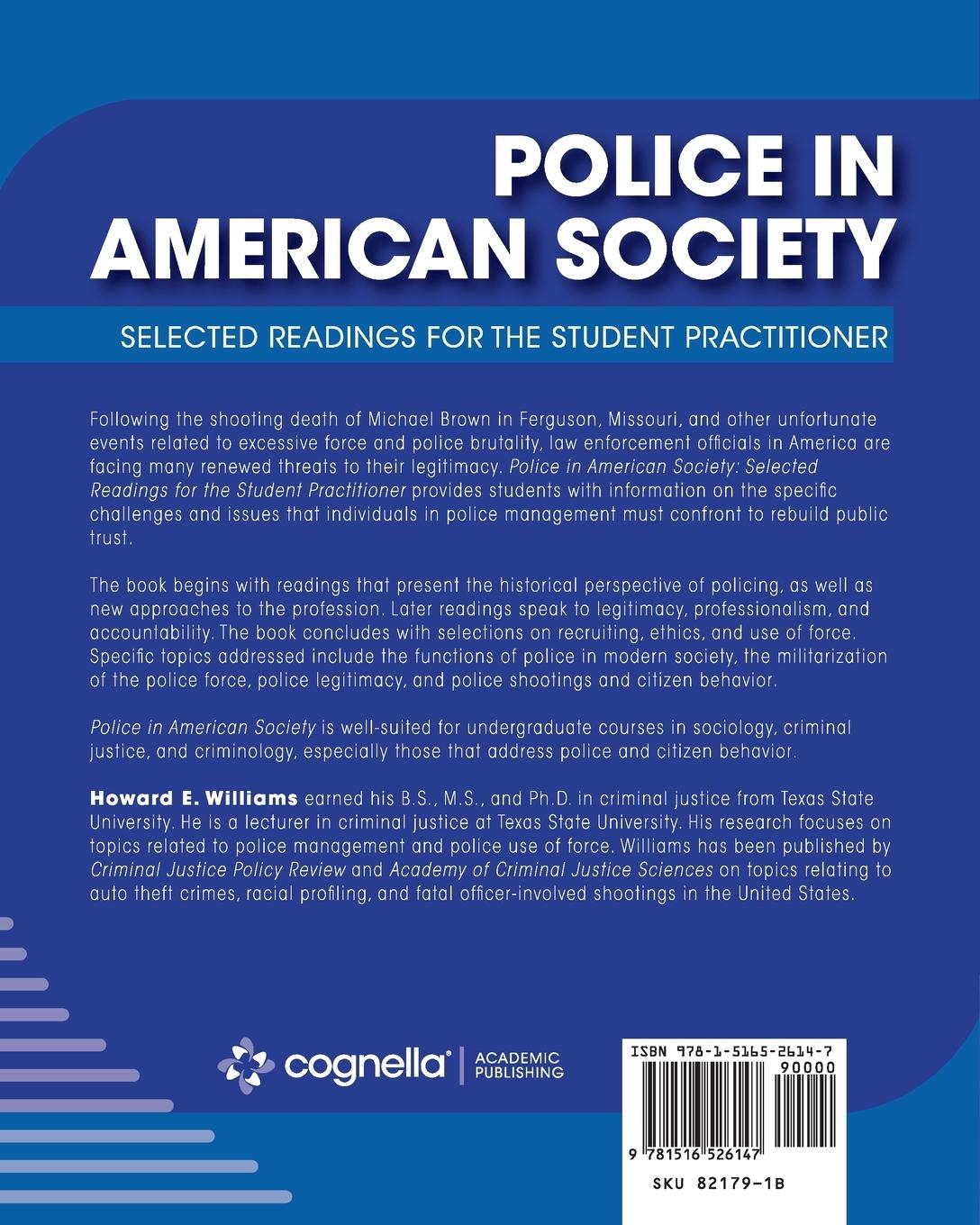 Rückseitencover Police in American Society