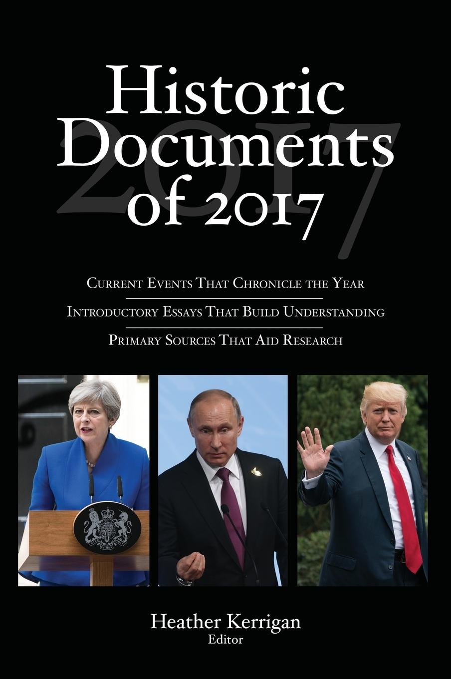 Vorderes Coverbild Historic Documents of 2017