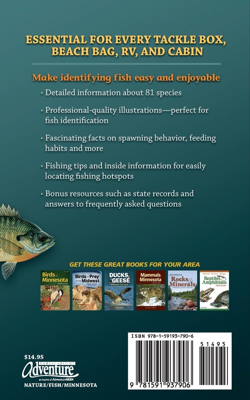 Rückseitencover Fish of Minnesota Field Guide