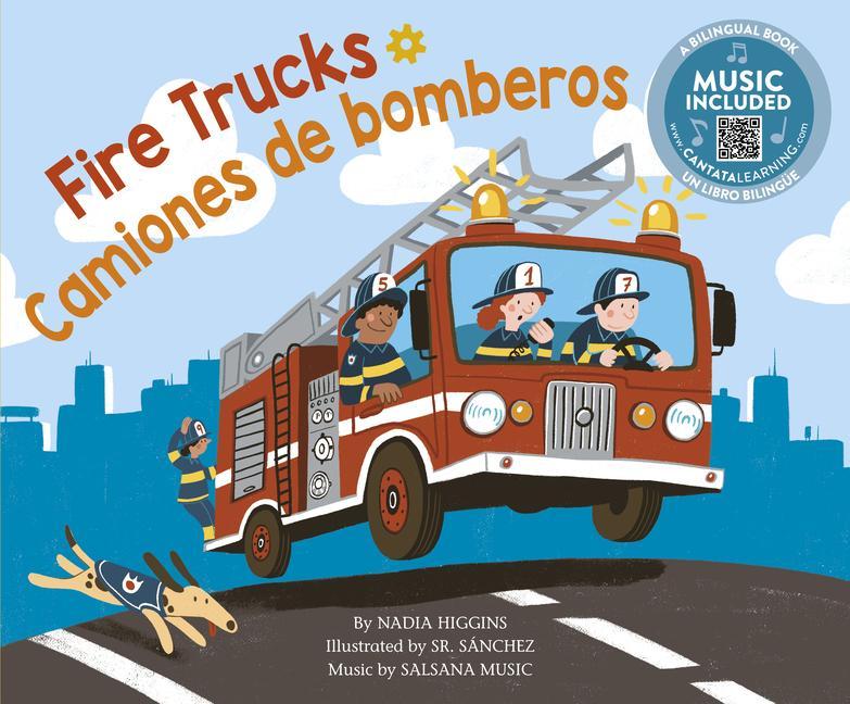 Vorderes Coverbild Fire Trucks / Camiones de Bomberos