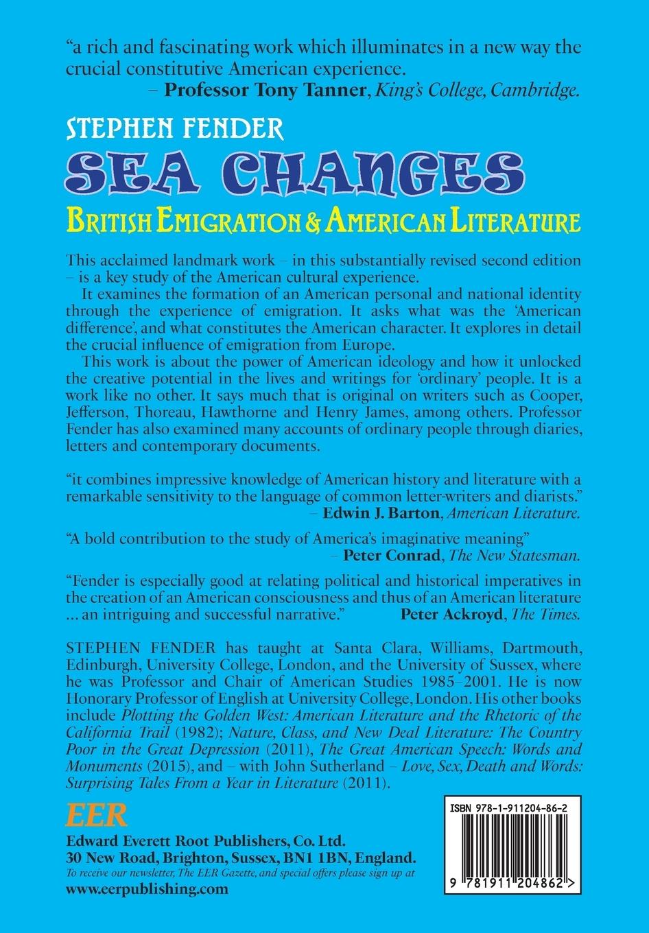 Rückseitencover Sea Changes