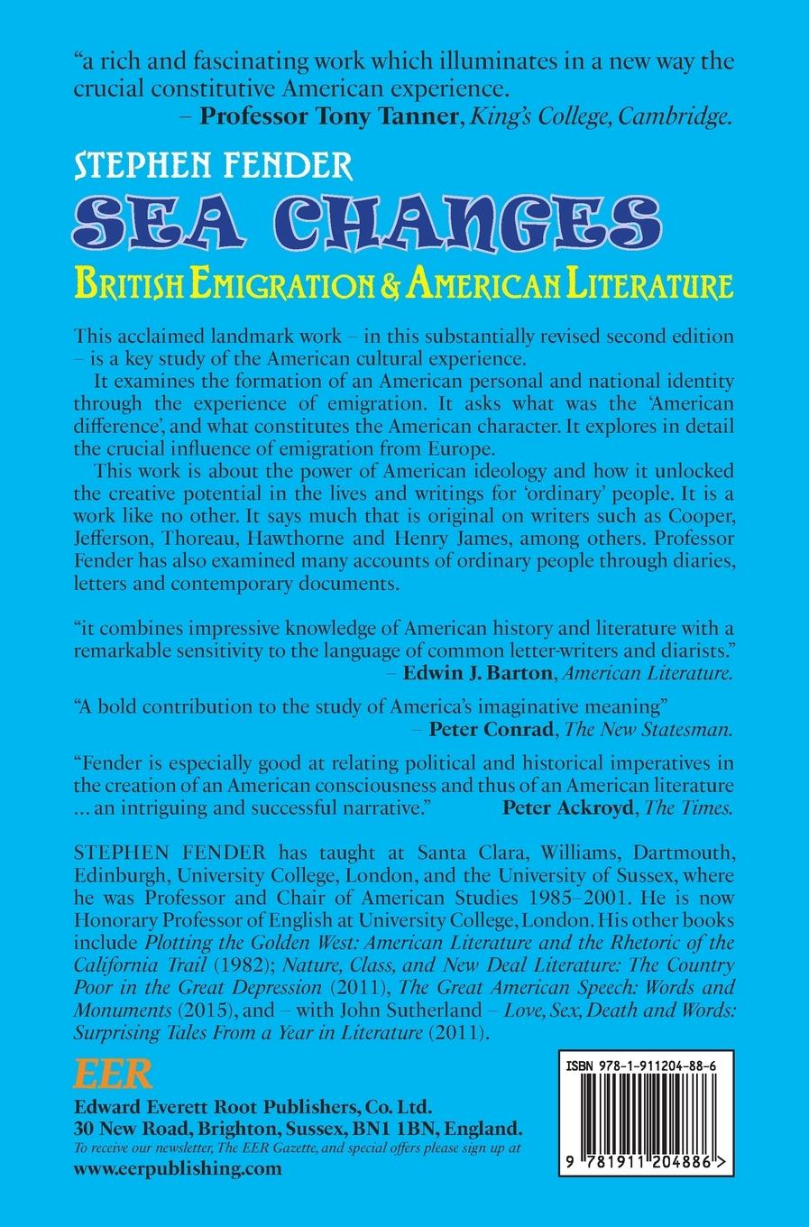 Rückseitencover Sea Changes