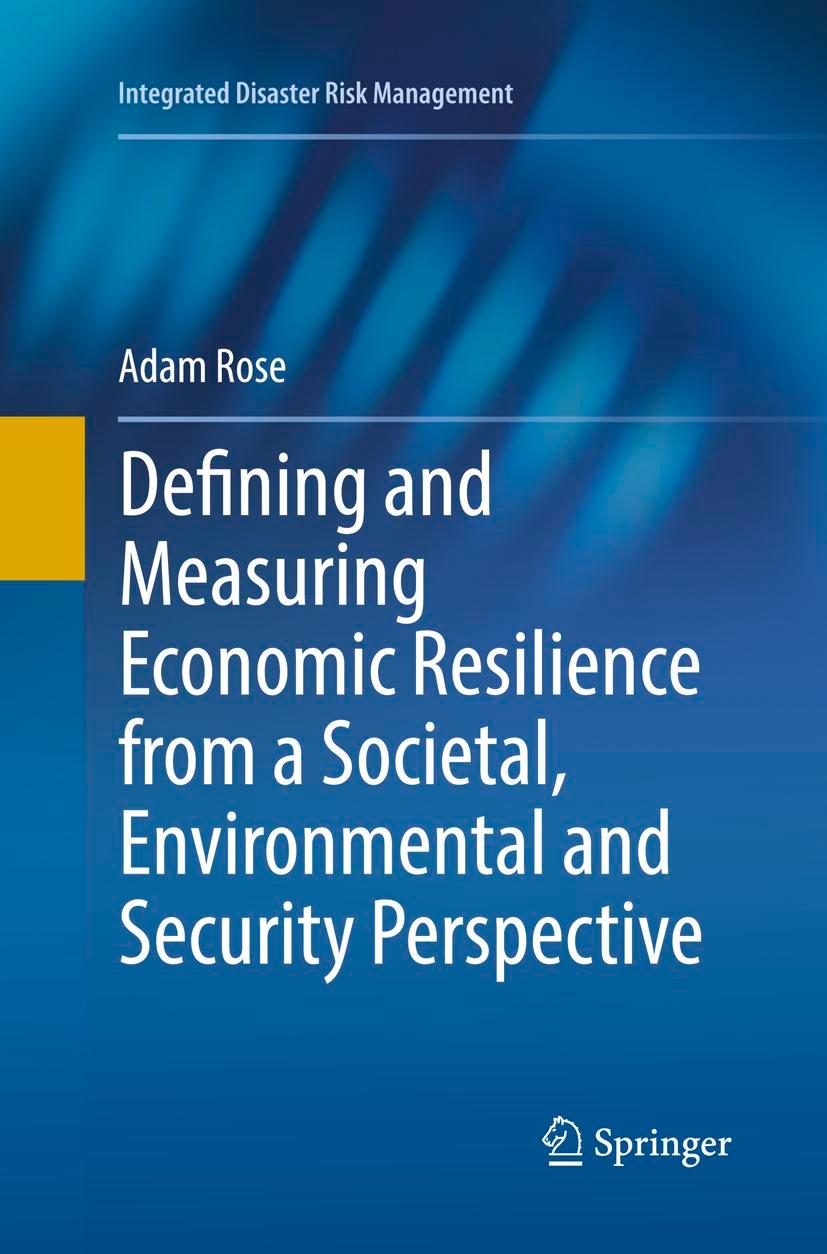 Vorderes Coverbild Defining and Measuring Economic Resilience from a Societal, Environmental and Security Perspective