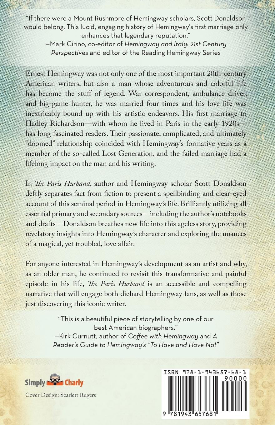 Rückseitencover The Paris Husband