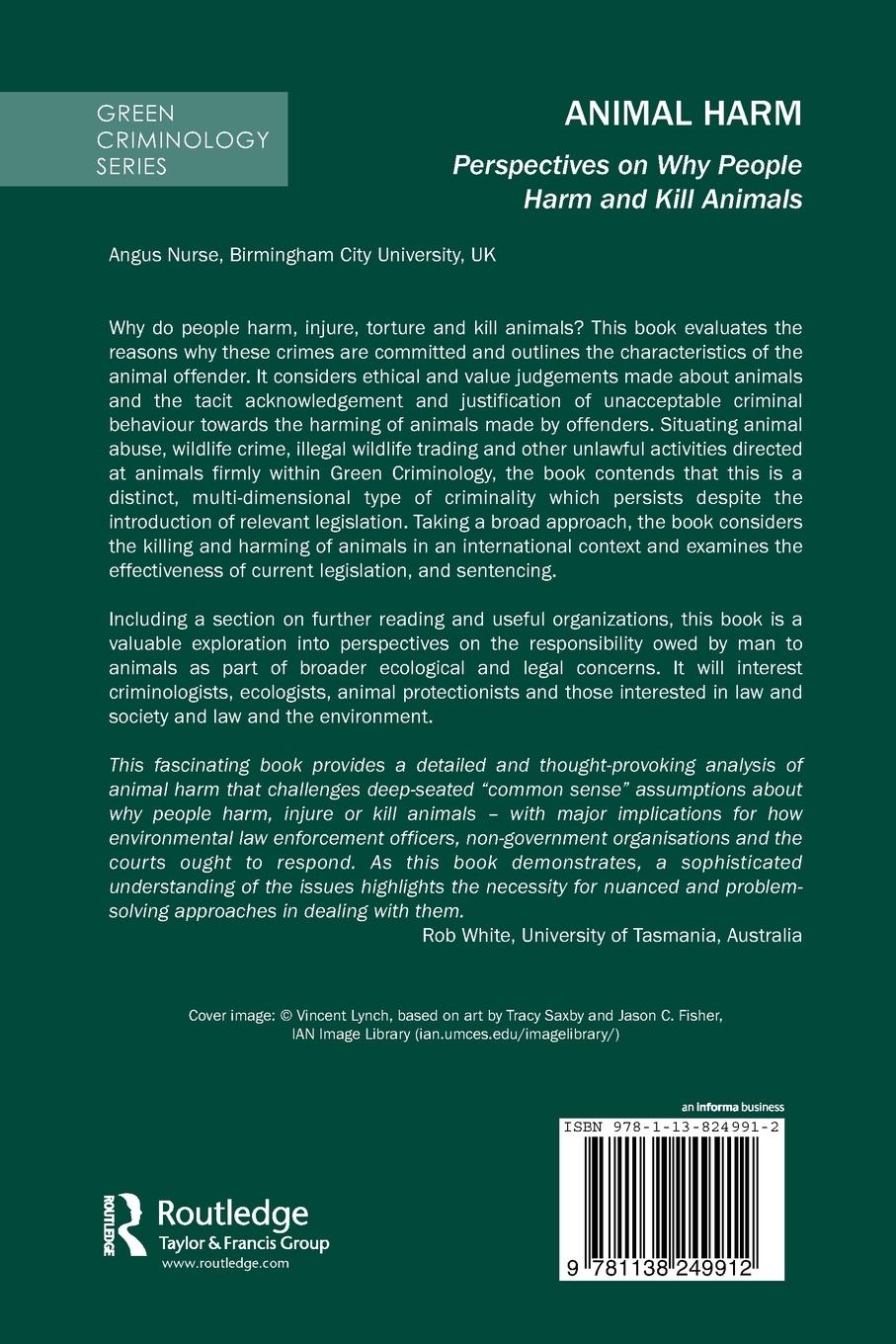 Rückseitencover Animal Harm