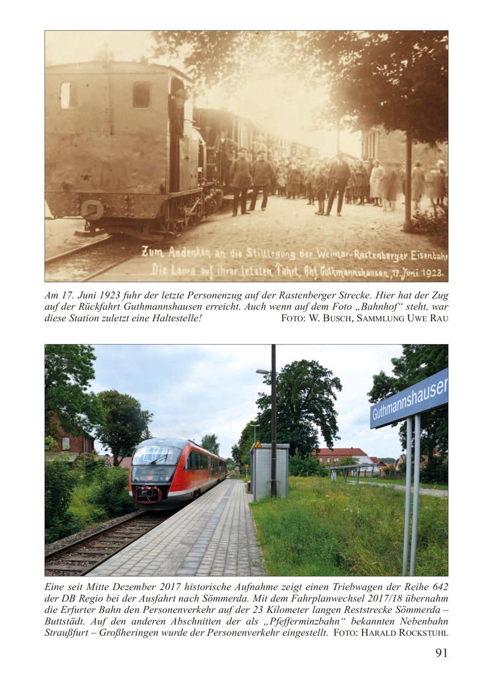 Beispielinhalt (Bild) Nebenbahnen im Weimarer und Sömmerdaer Land