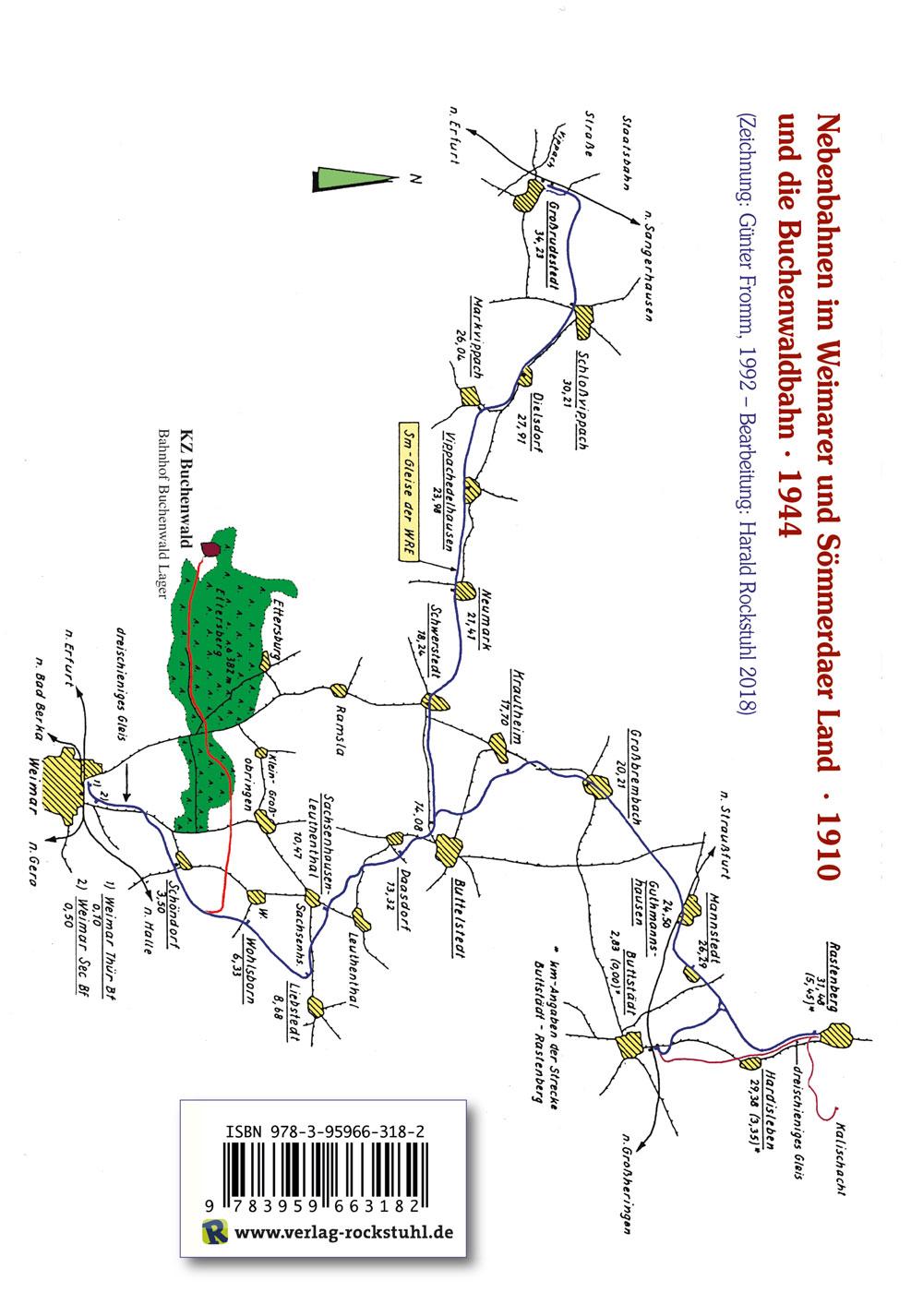 Rückseitencover Nebenbahnen im Weimarer und Sömmerdaer Land