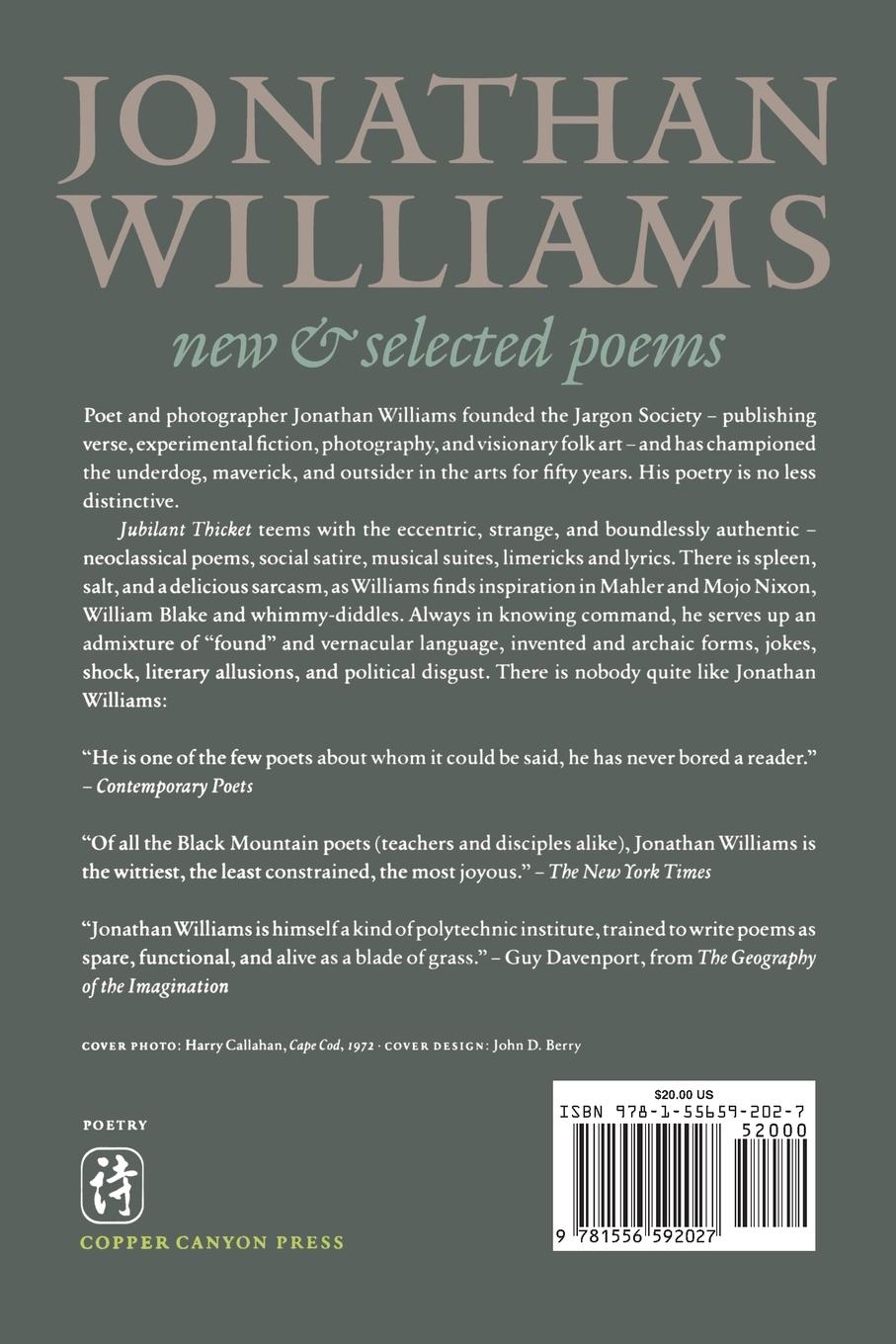 Rückseitencover Jubilant Thicket