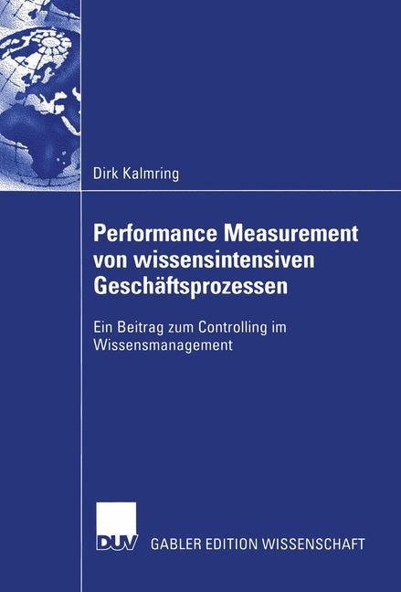 Vorderes Coverbild Performance Measurement von wissensintensiven Geschäftsprozessen