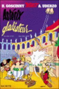 Vorderes Coverbild Asterix 4 Französische Ausgabe. Asterix gladiateur. Sonderausgabe