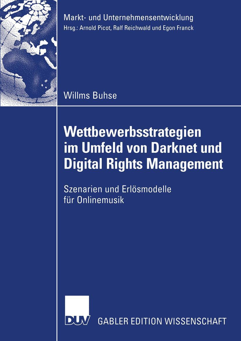 Vorderes Coverbild Wettbewerbsstrategien im Umfeld von Darknet und Digital Rights Management