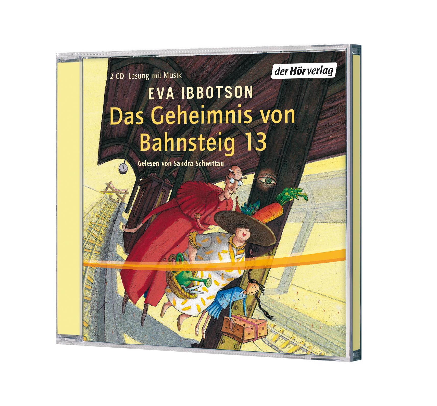 Beispielinhalt (Bild) Das Geheimnis von Bahnsteig 13. 2 CDs