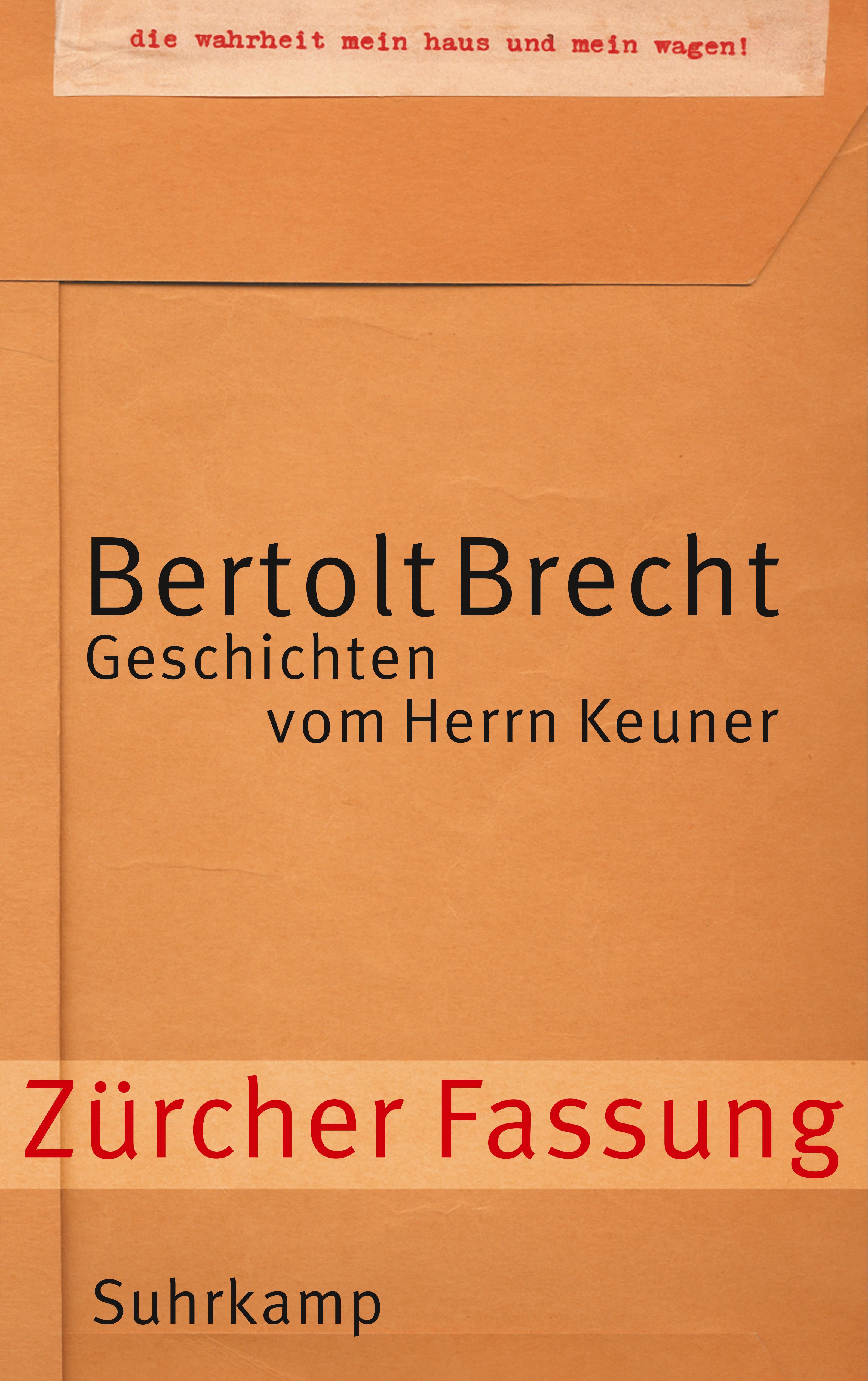 Vorderes Coverbild Geschichten vom Herrn Keuner