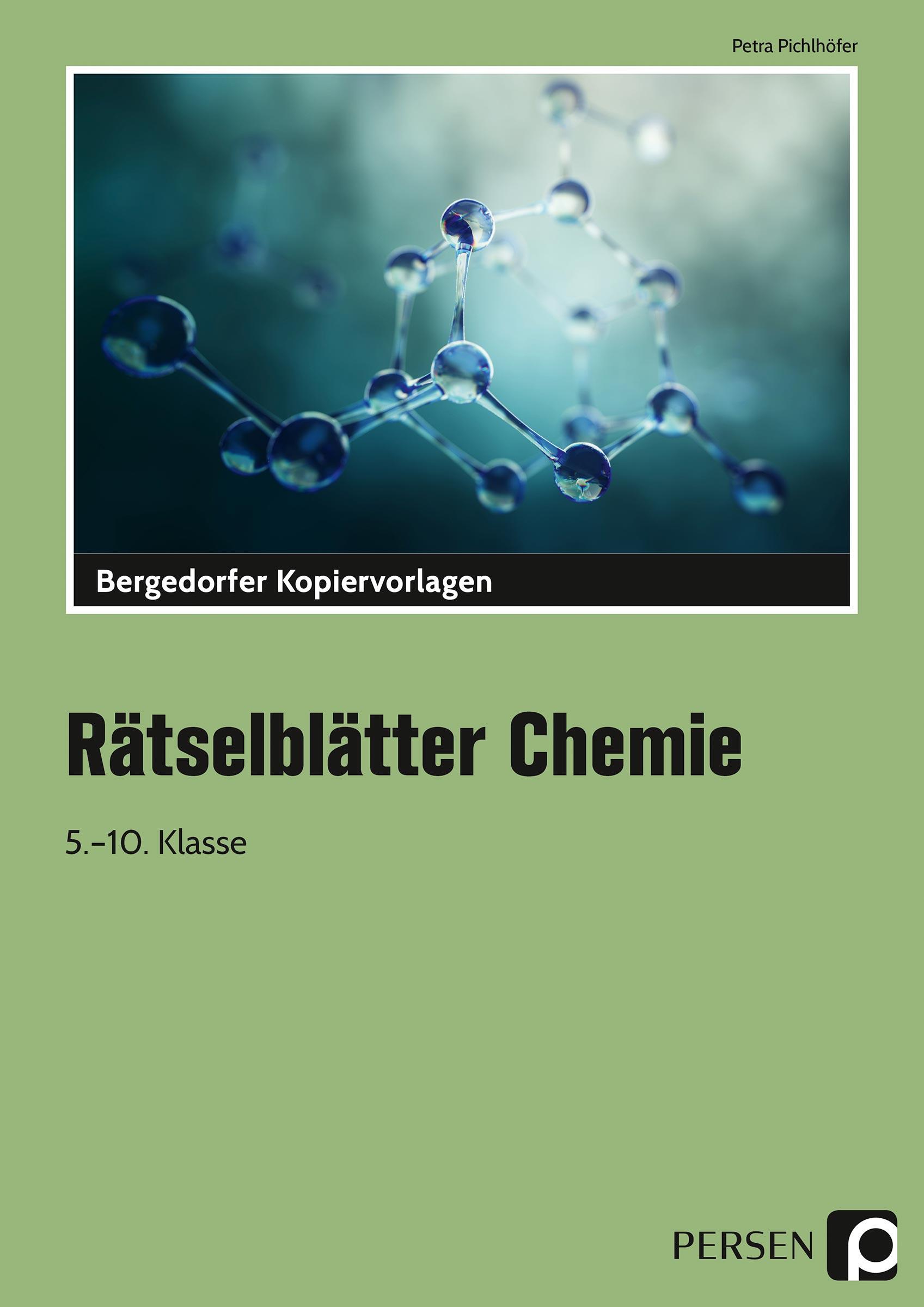Vorderes Coverbild Rätselblätter Chemie