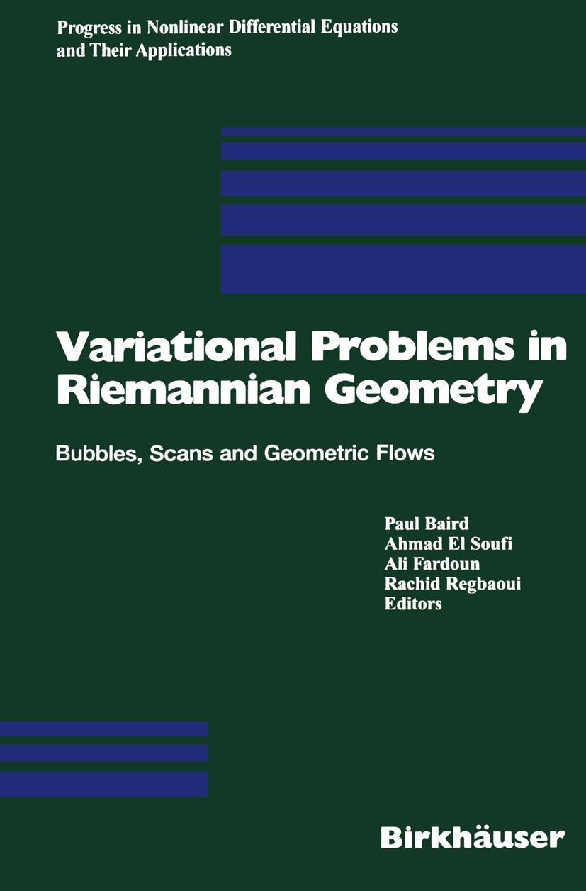 Vorderes Coverbild Variational Problems in Riemannian Geometry