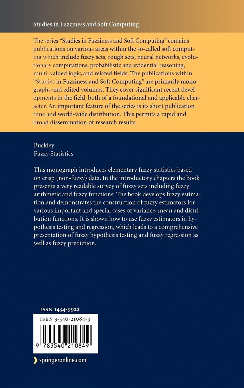 Rückseitencover Fuzzy Statistics