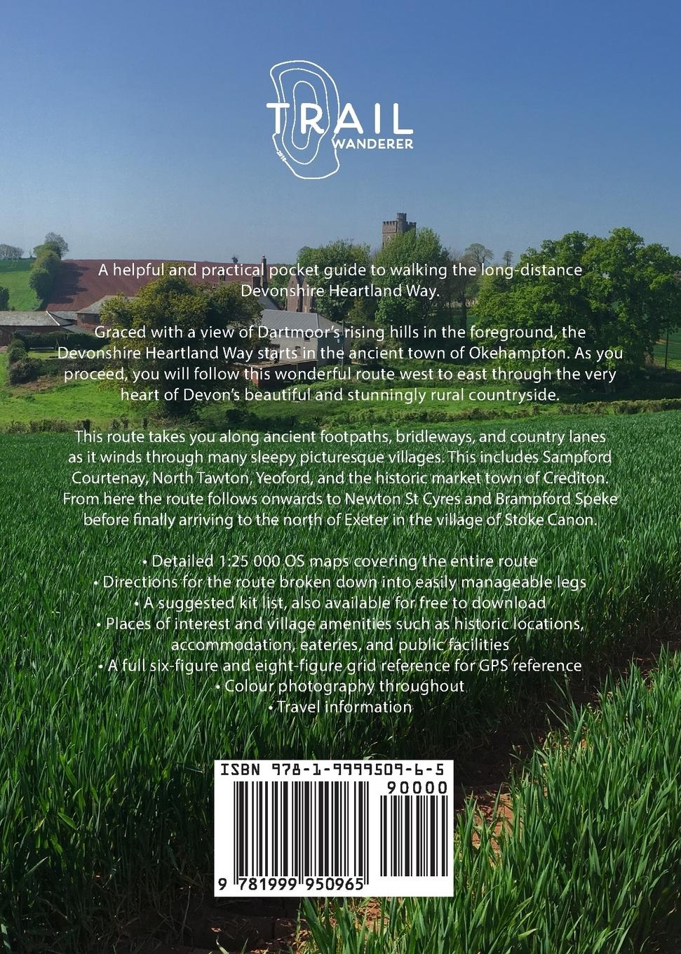 Rückseitencover A trail guide to walking the Devonshire Heartland Way