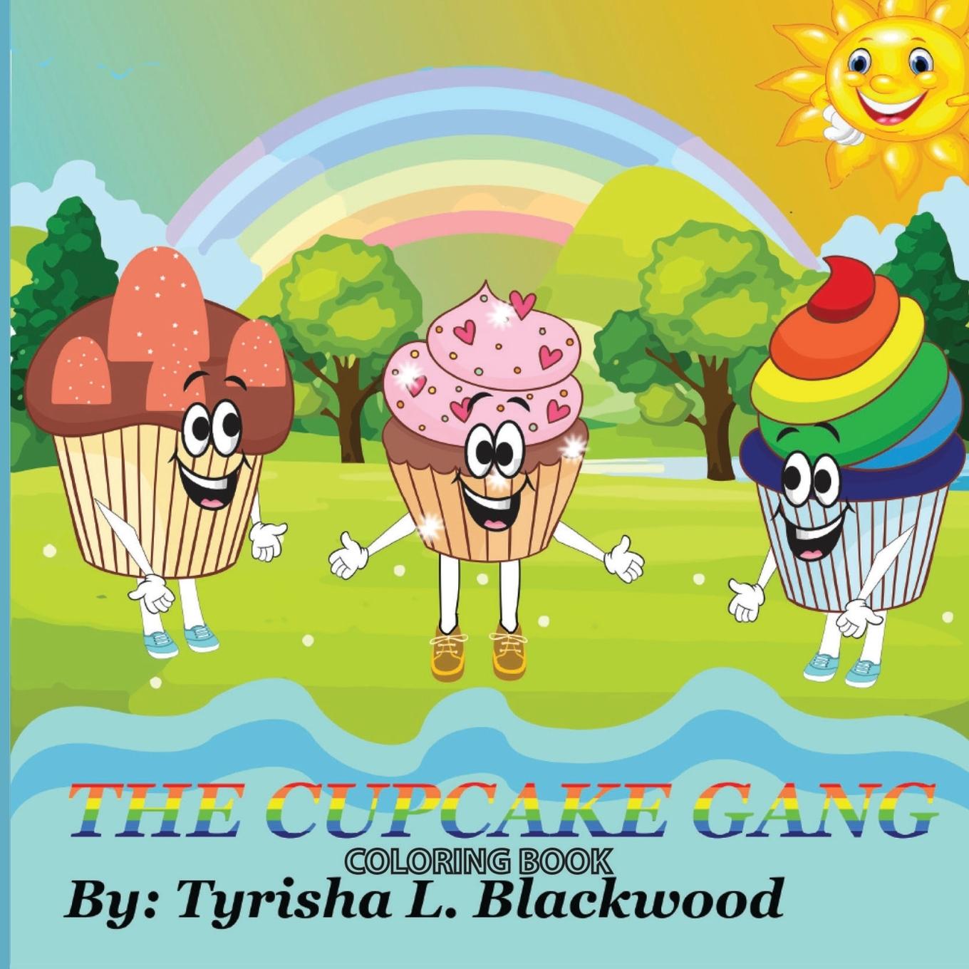 Vorderes Coverbild The Cupcake Gang Coloring Book