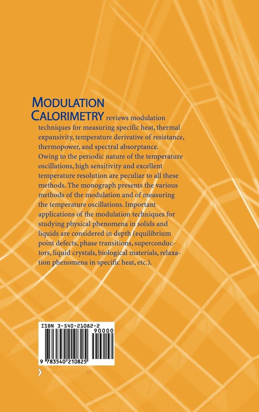 Rückseitencover Modulation Calorimetry