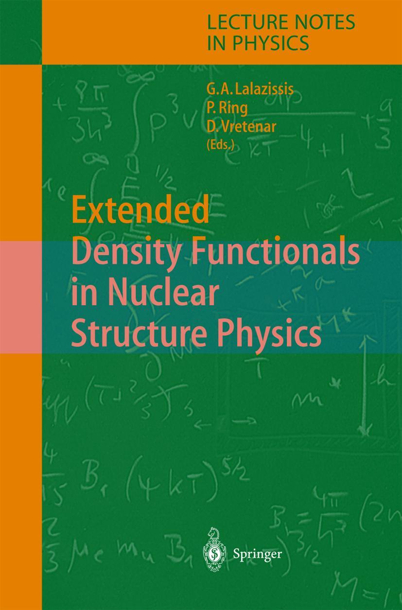 Vorderes Coverbild Extended Density Functionals in Nuclear Structure Physics