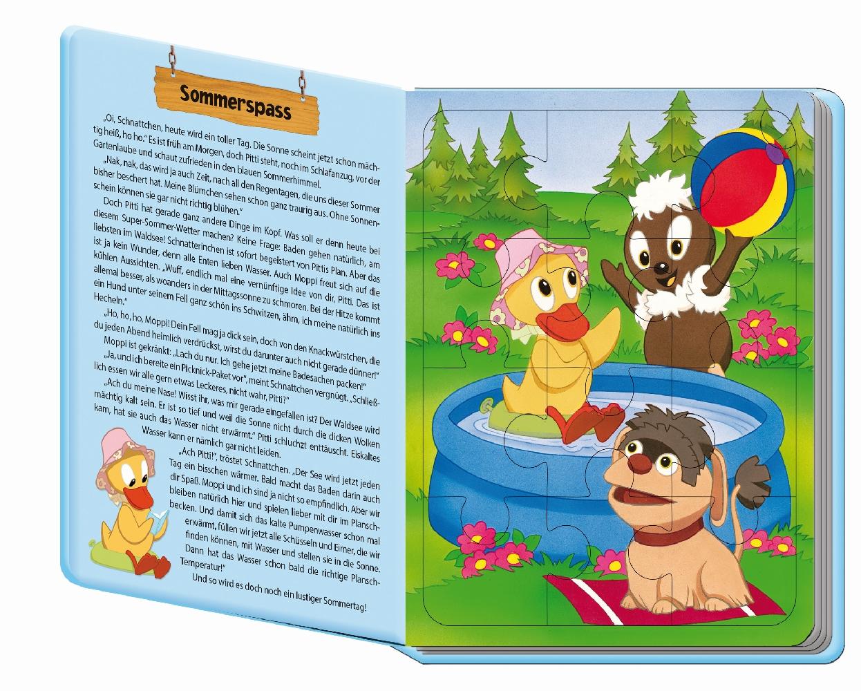 Beispielinhalt (Bild) Puzzlebuch Pittiplatsch