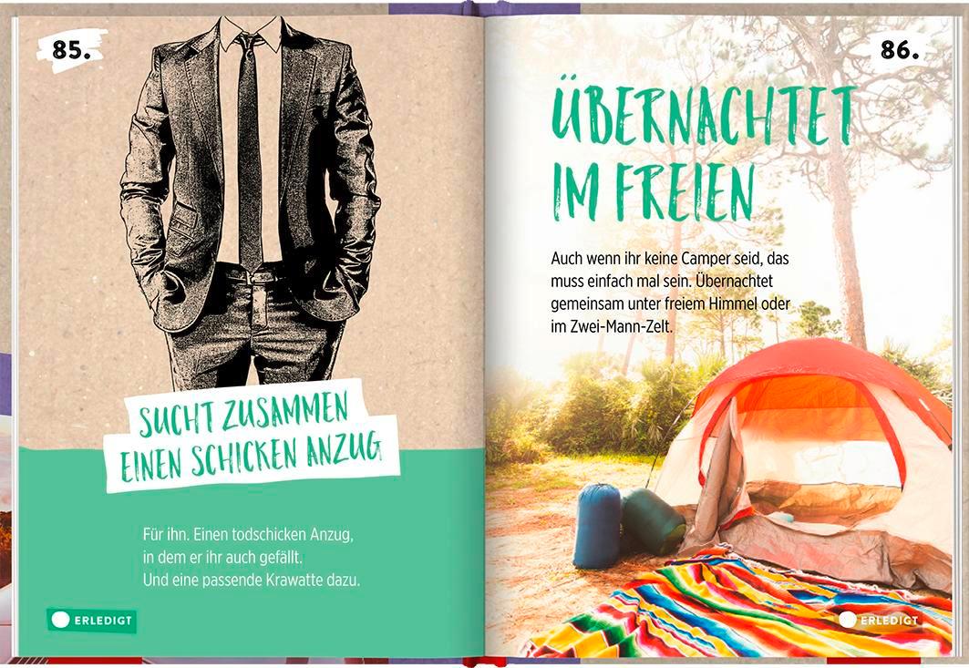 Beispielinhalt (Bild) 100 Dinge, die jedes Paar einmal tun sollte