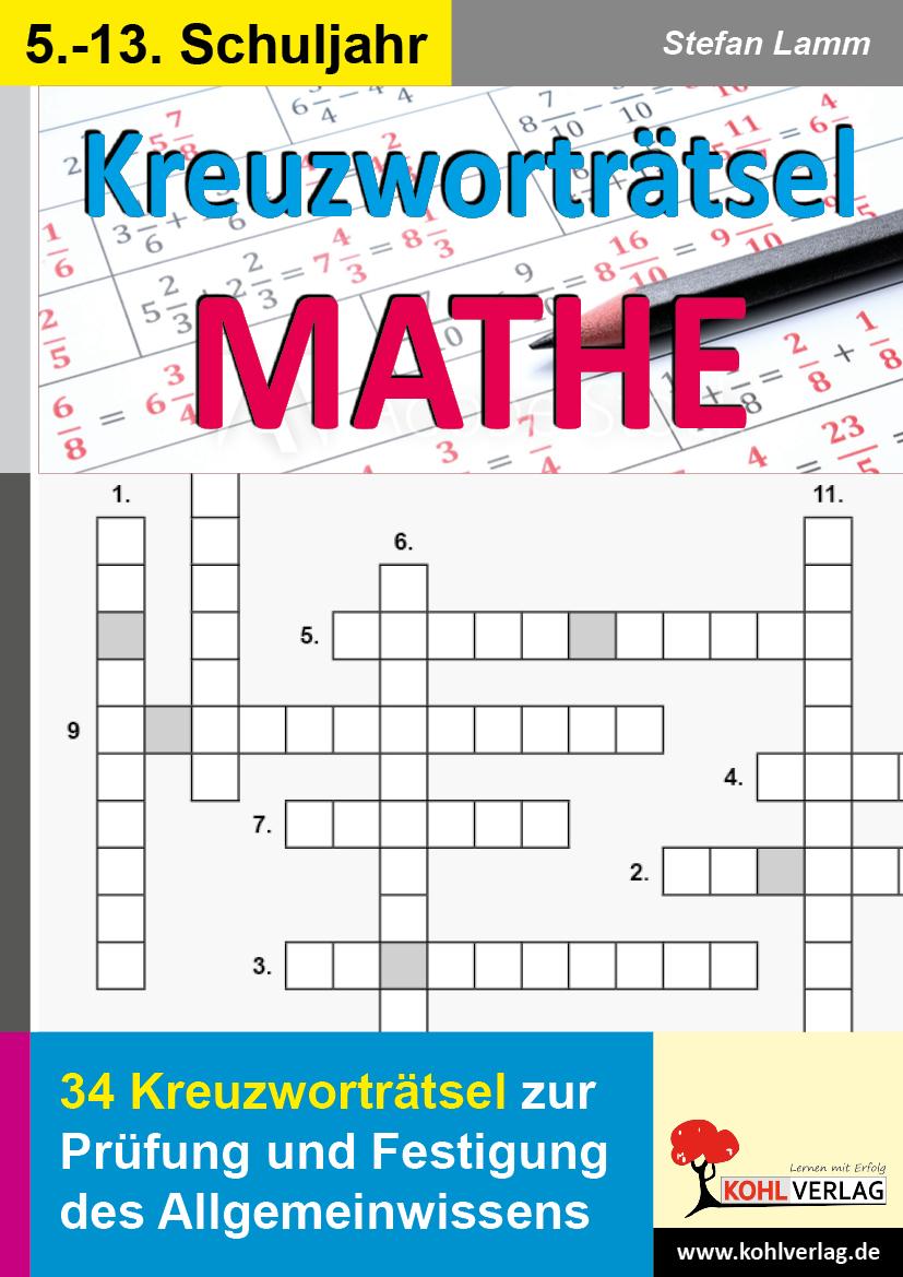 Vorderes Coverbild Kreuzworträtsel Mathematik