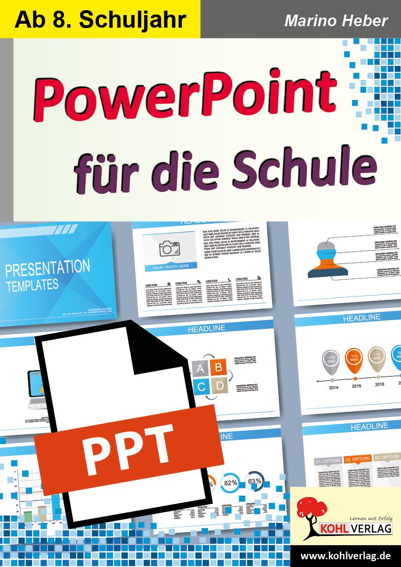 Vorderes Coverbild PowerPoint für die Schule