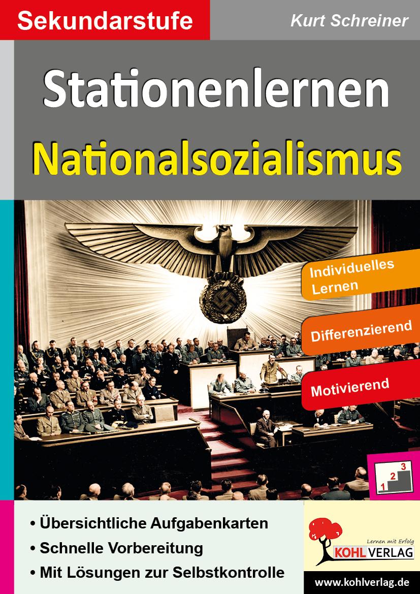Vorderes Coverbild Stationenlernen Nationalsozialismus