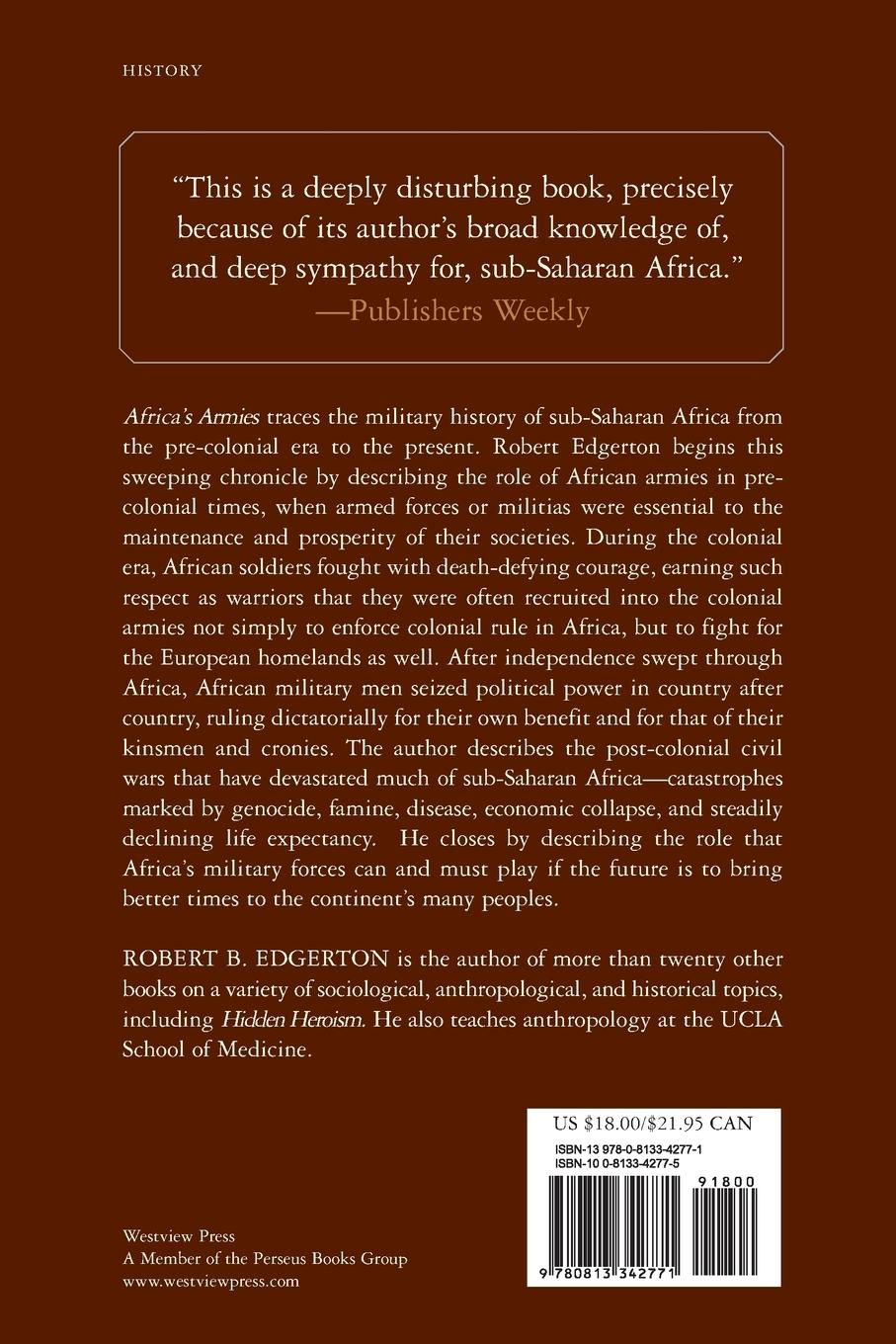 Rückseitencover Africa's Armies