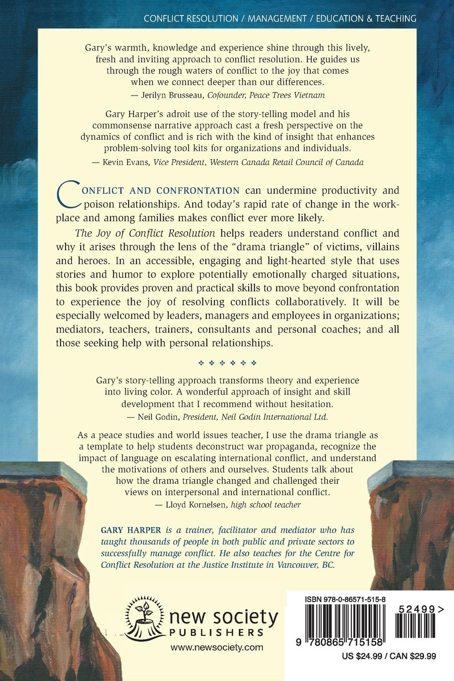 Rückseitencover The Joy of Conflict Resolution