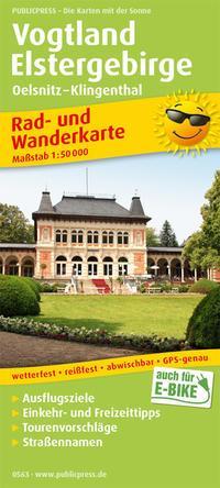 Vorderes Coverbild Vogtland - Elstergebirge 1:50 000
