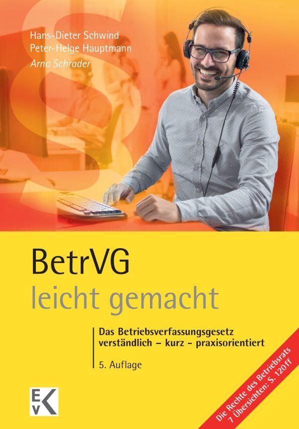 Vorderes Coverbild BetrVG (Betriebsverfassungsgesetz) - leicht gemacht