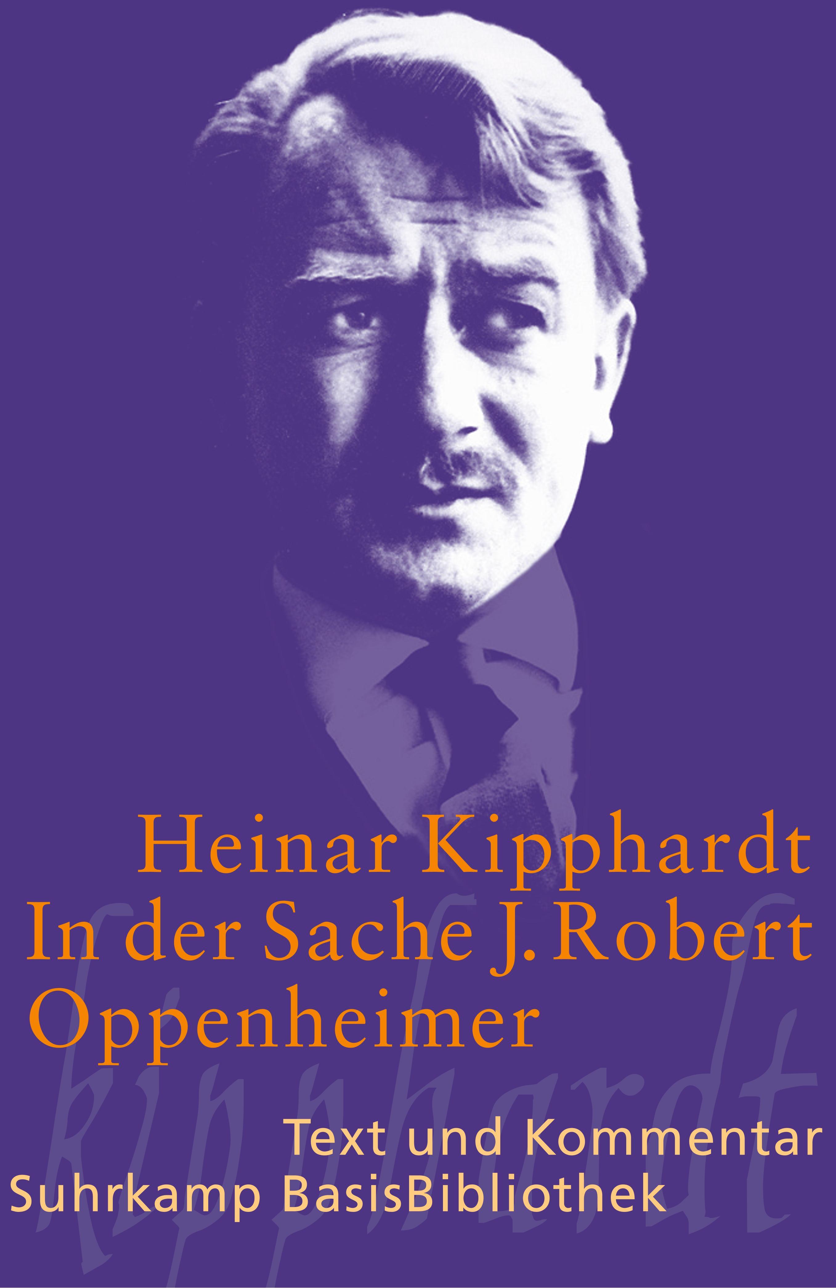 Vorderes Coverbild In der Sache J. Robert Oppenheimer - Schauspiel